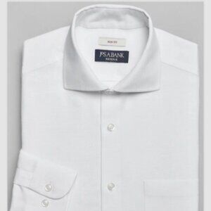 Jos A Bank Reserve Collection Slim Fit Cutaway Collar Dress Shirt
